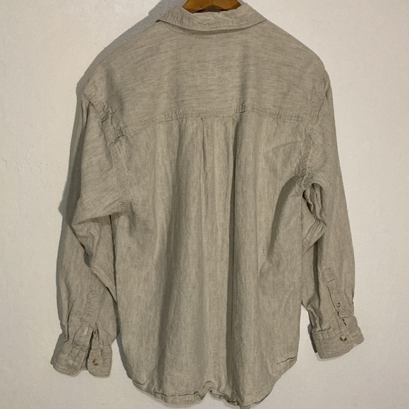🌈 Linen cotton men’s shirt Montage pour Homme M - Picture 4 of 4